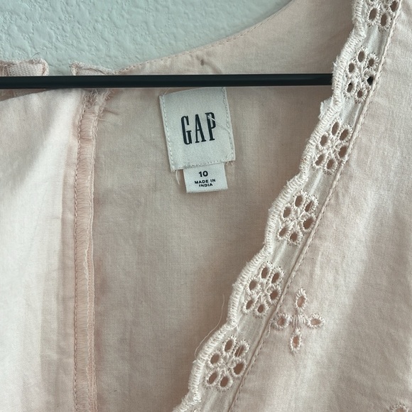 Gap Cottagecore Feminine Eyelet Lace Dress Size Size 10 - Picture 4 of 9